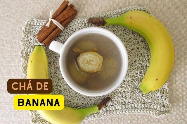 Chá de banana para emagrecer