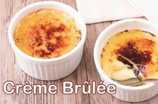 Receita de Creme Brûlée