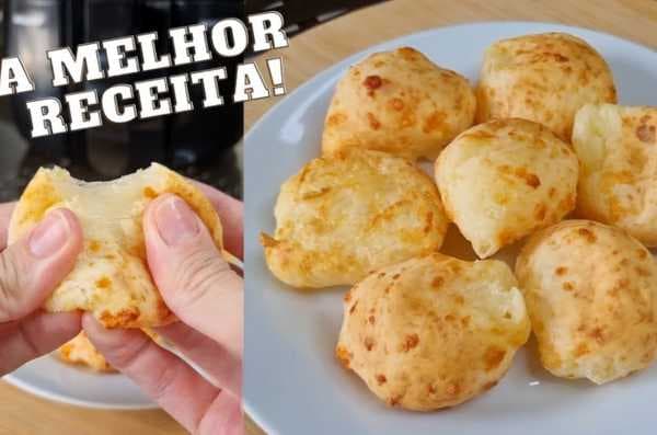 Pão de Queijo de Tapioca na AirFryer - Receita Fácil 