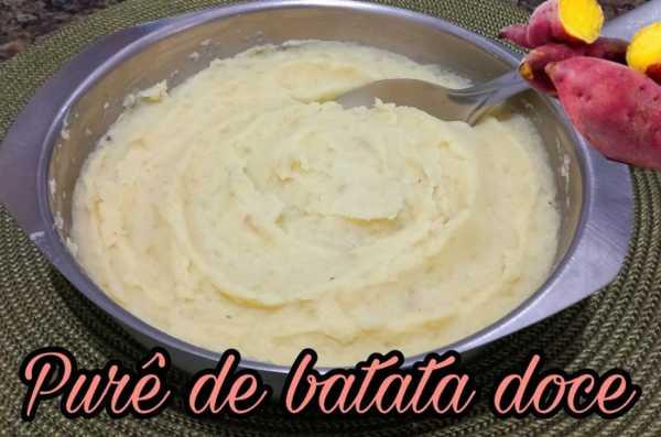 Como fazer Purê de Batata Doce