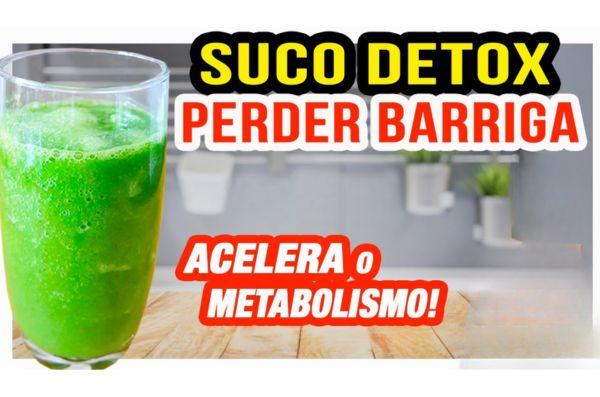 Suco Detox para Perder Barriga - Receita Simples